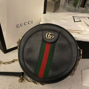Gucci Ophidia Mini Round Shoulder Bag